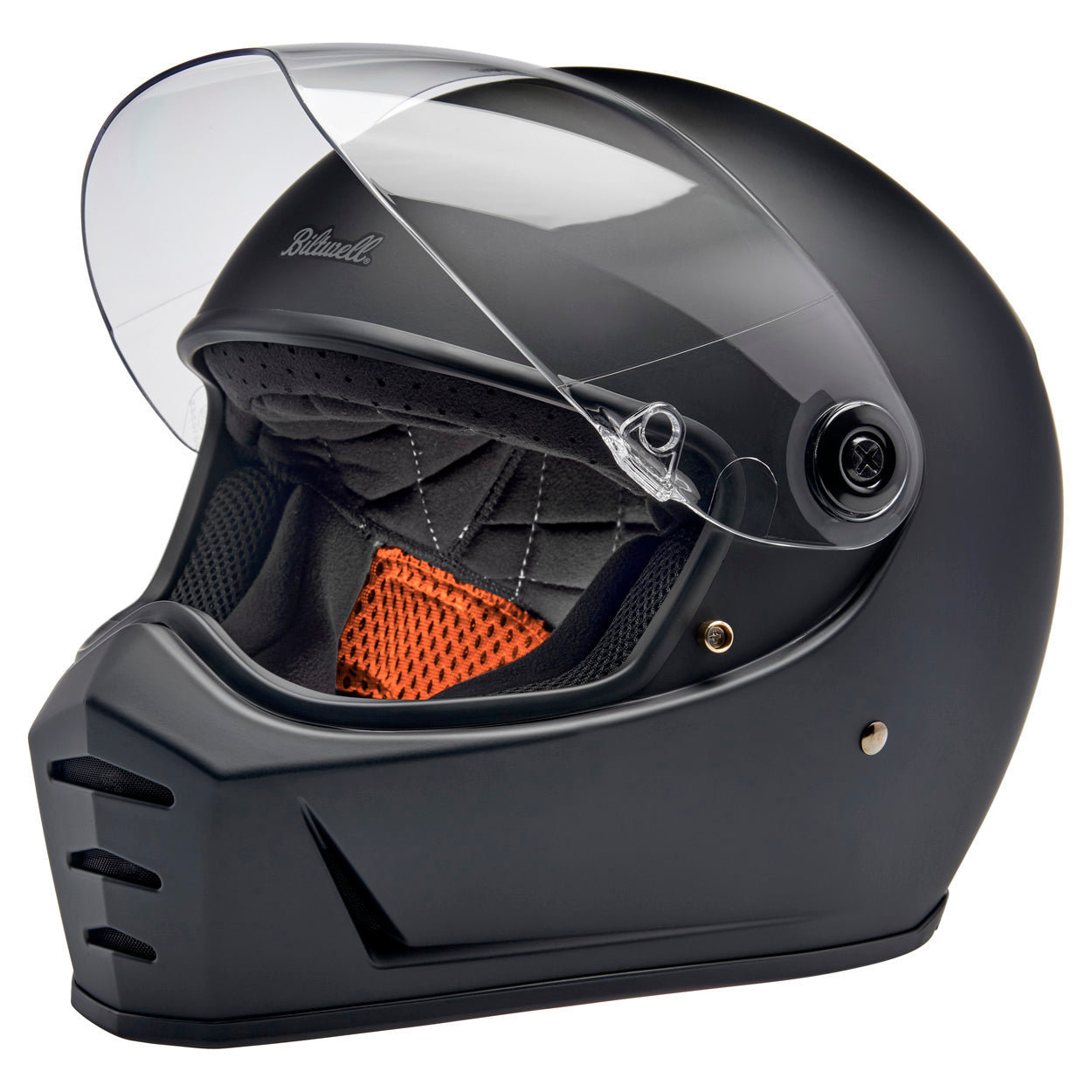 Biltwell Lane Splitter Helmet - Flat Black