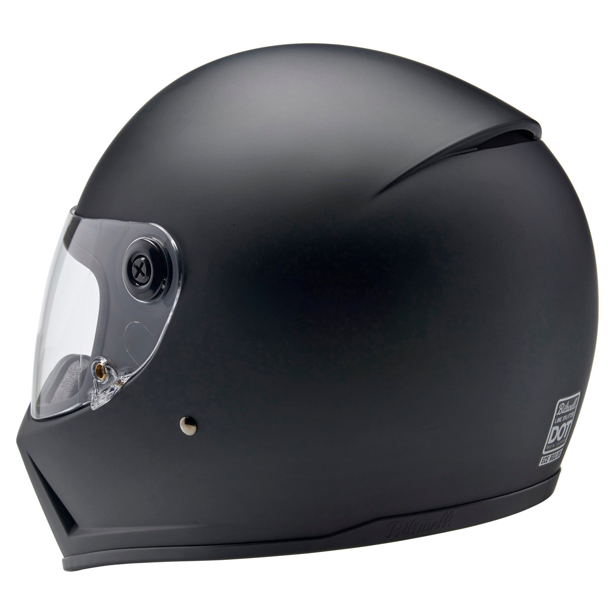 Biltwell Lane Splitter Helmet - Flat Black