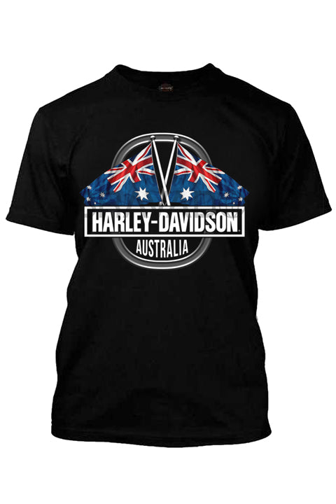 Men's Australia Flag Harley-Davidson® Dealer Tee