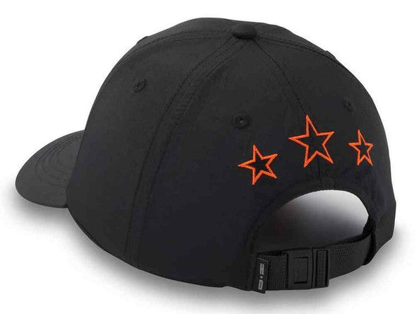 Harley-Davidson® Women's Three Stars Bar & Shield Baseball Cap – Black