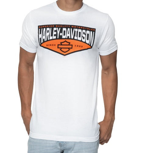 Harley-Davidson® Men's Publicity Short Sleeve Tee - White