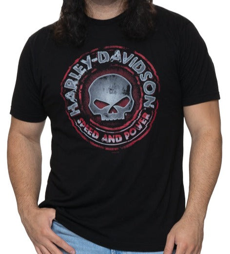 Harley-Davidson® Men's Pantomime Short Sleeve Tee - Black