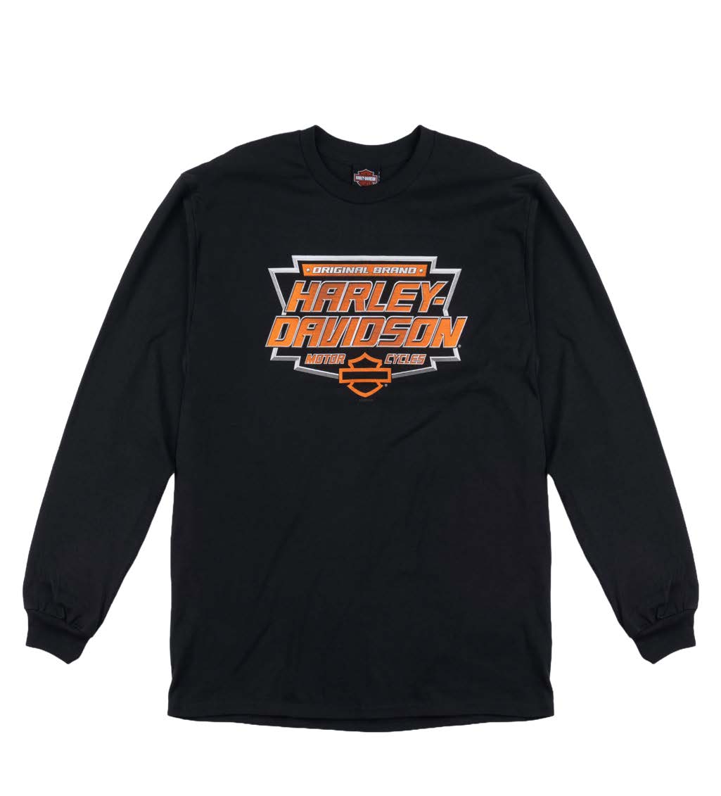 Harley-Davidson® Men's Venom Long Sleeve Tee - Black