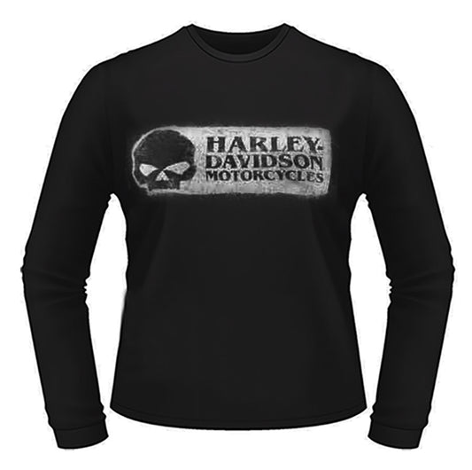 Men's Grunge Skull Long Sleeve Harley-Davidson® Dealer Tee