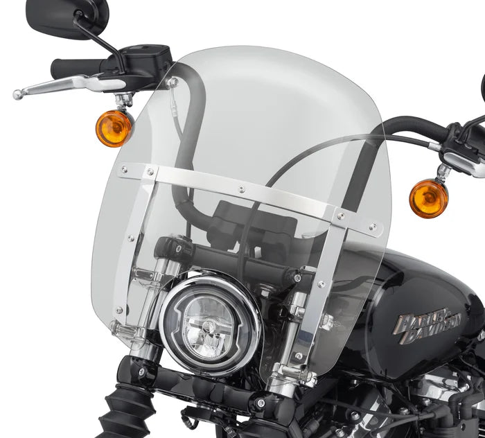 Harley-Davidson® Wind Splitter Quick-Release Compact 14 inch Windshield
