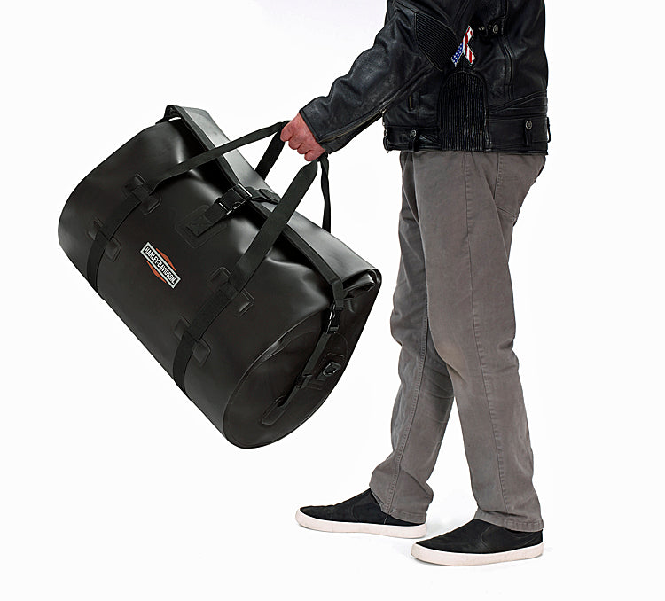 Harley-Davidson® Waterproof Roll-Top Duffle | Heat-Sealed Seams | Detachable Shoulder Strap