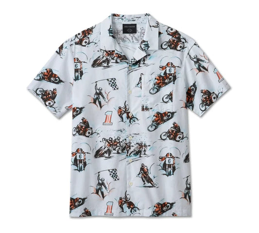 Harley-Davidson® Men's Twisty Aloha Print Shirt