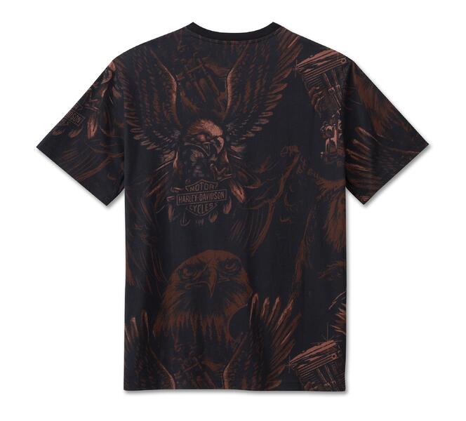 Harley-Davidson® Men's Tatted up Bar & Shield Tee - All Over Print