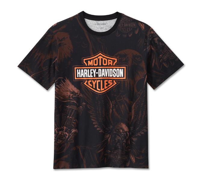 Harley-Davidson® Men's Tatted up Bar & Shield Tee - All Over Print