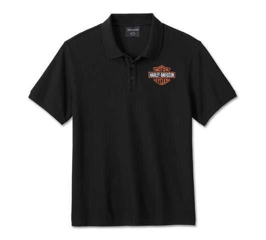 Harley-Davidson® Men's Bar & Shield Polo Shirt - Black