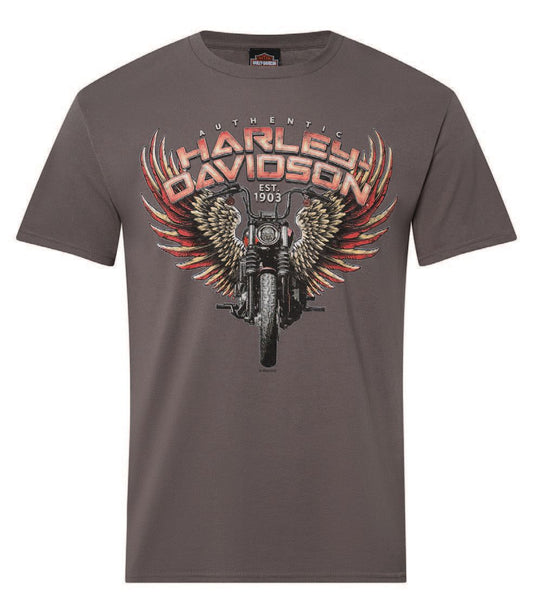 Harley-Davidson® Men's Breakthrough Short Sleeve Tee - Charcoal