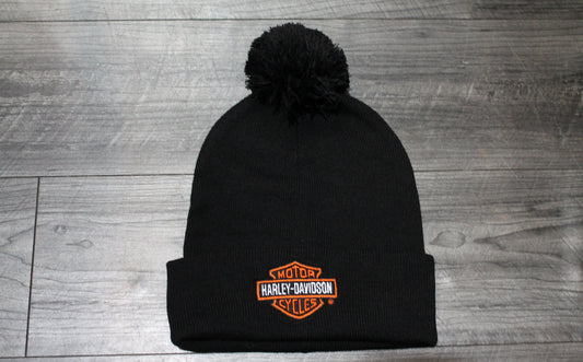 Harley-Davidson® Bar & Shield Pom Beanie