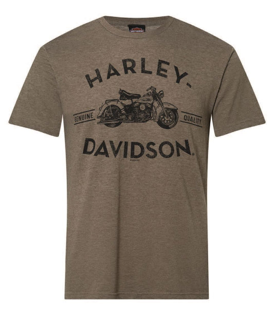 Harley-Davidson® Men's Precisely Short Sleeve Tee - Heather Military Green