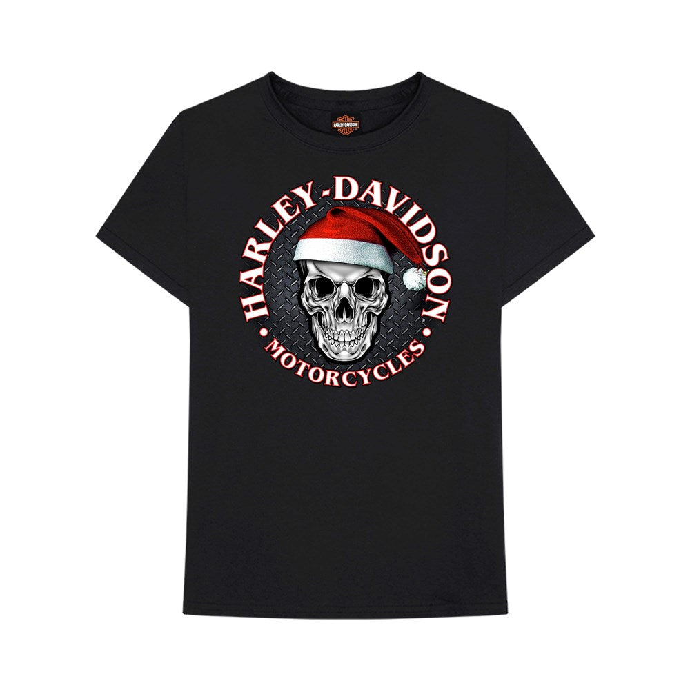 Harley-Davidson® Men's Santa Skull Christmas Tee