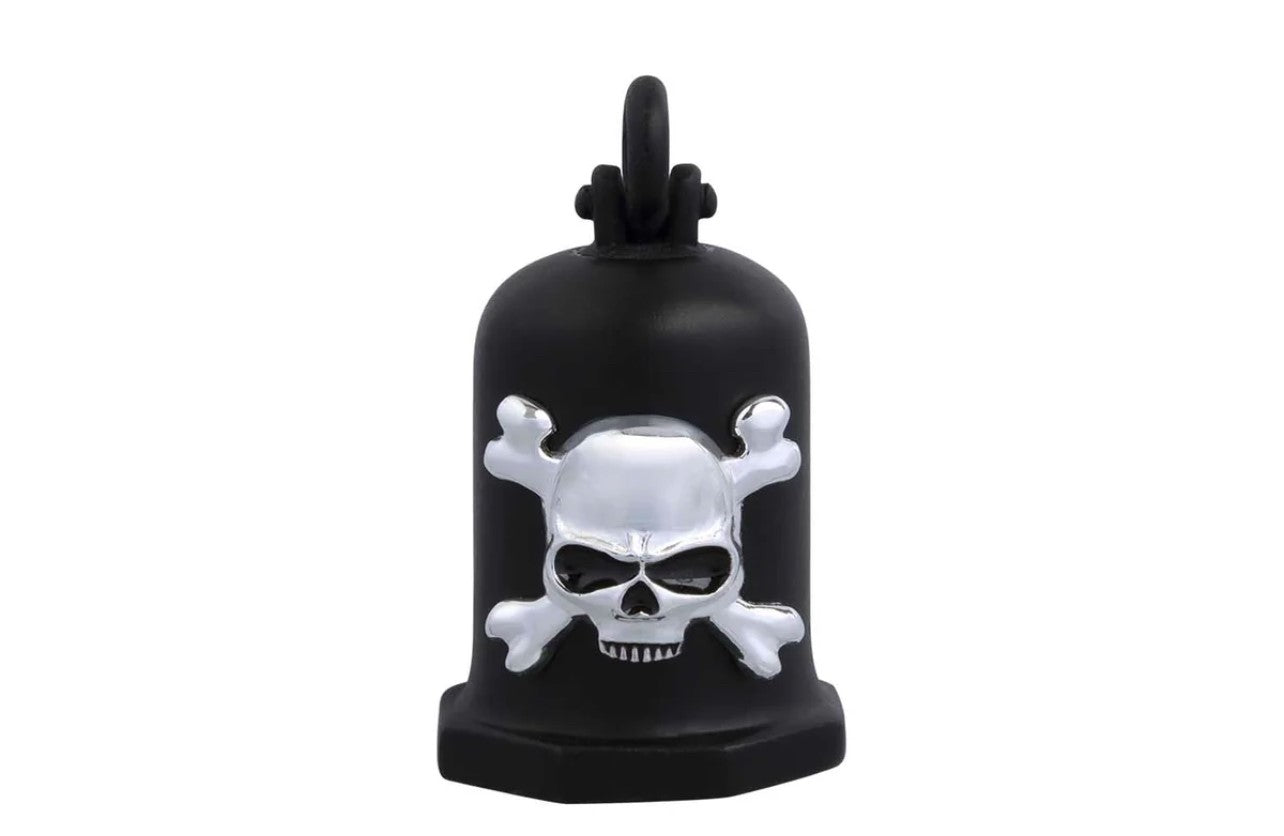 Skull & Crossbones Ride Bell - Black