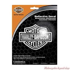 Harley-Davidson® Reflective Bar & Shield Logo Decal - 4.5 x 5 in.