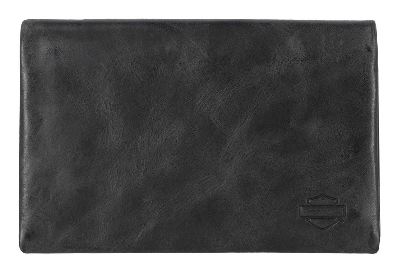 Harley-Davidson® Women's Universal Classic Slim Bi-Fold Leather Wallet