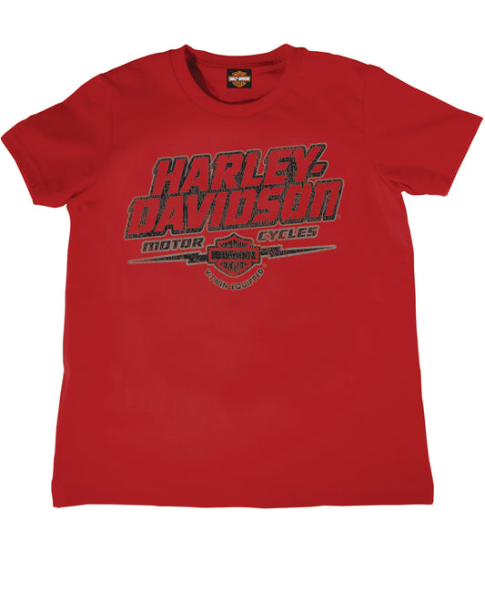 Harley-Davidson® Kids Big Shot Short Sleeve Tee - Red