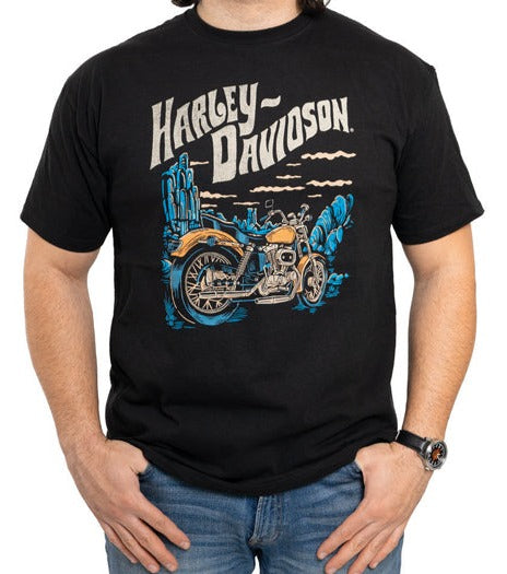 Harley-Davidson® Men's Desert Bike Short Sleeve Tee - Black