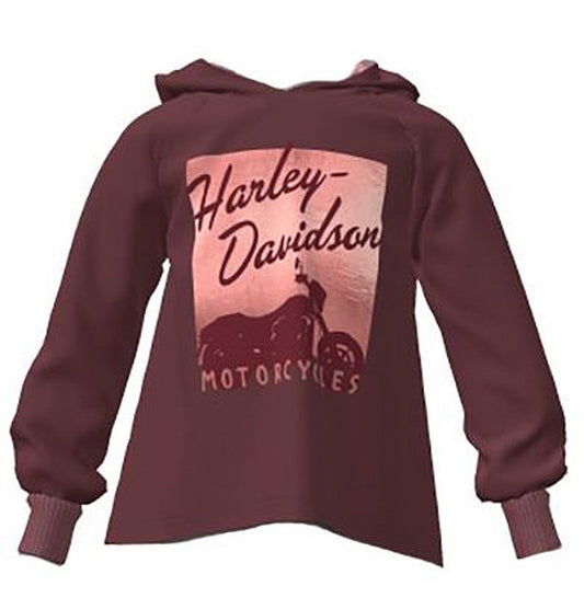 Harley-Davidson® Girls Fleece Pullover Hoodie