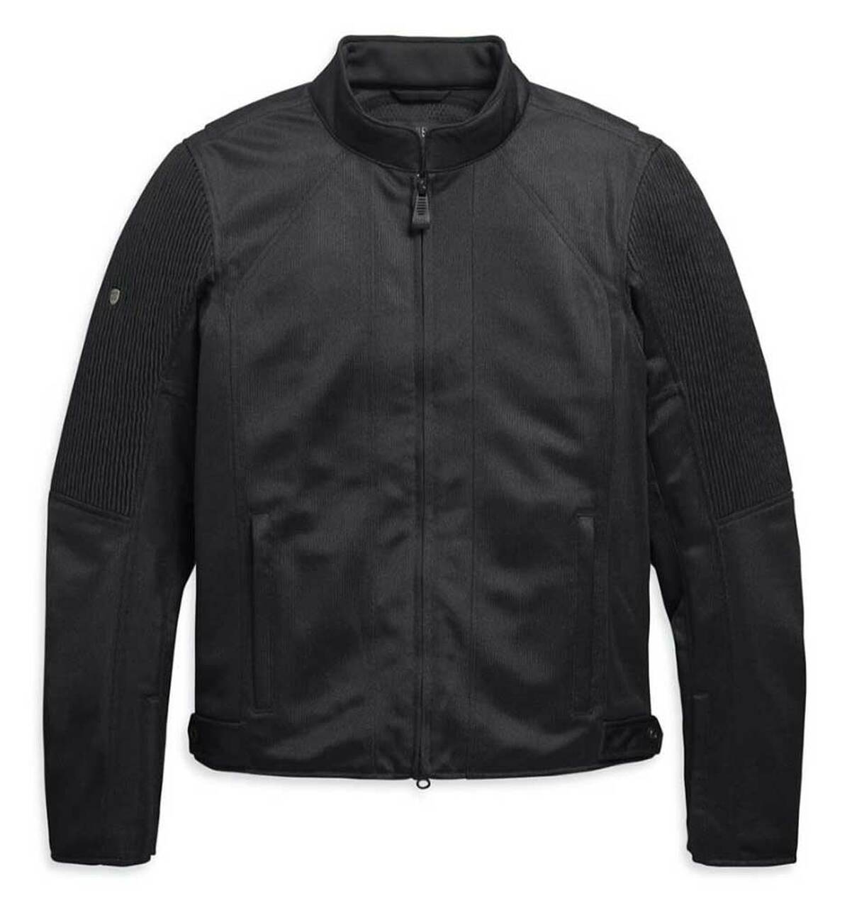 Harley-Davidson® Men's Ozello Slim Fit Mesh Riding Jacket - Black