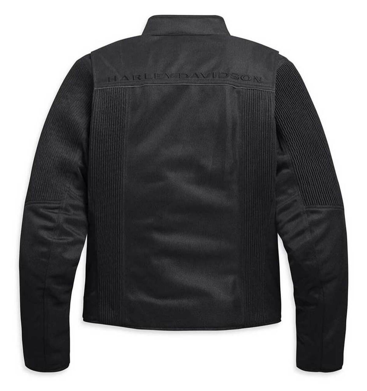 Harley-Davidson® Men's Ozello Slim Fit Mesh Riding Jacket - Black