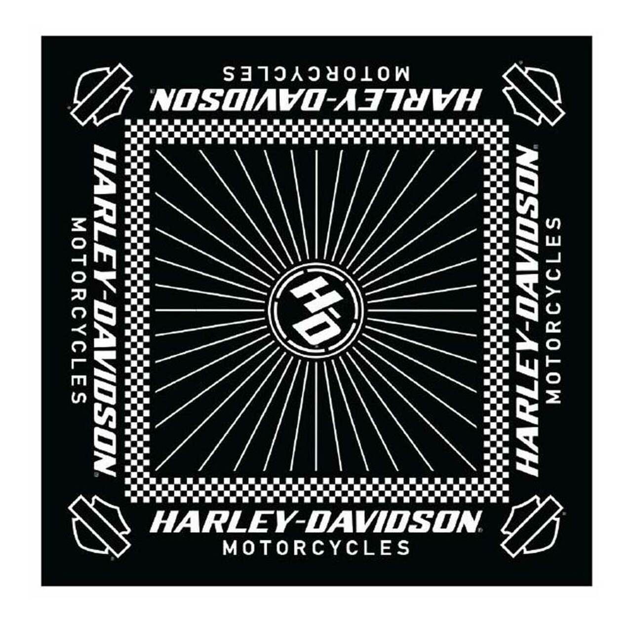 Harley-Davidson® Men's Ignition Checkered Flag Bandana