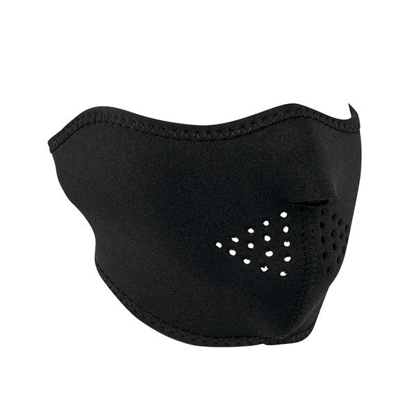 ZanHeadgear Neoprene Half Face Mask Black