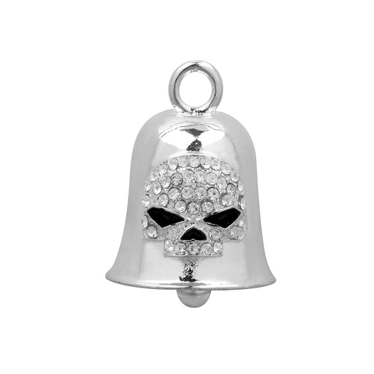 Harley-Davidson® White Crystal Willie G Skull Ride Bell